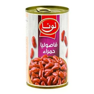 فاصوليا حمراء لونا 24×380 جم