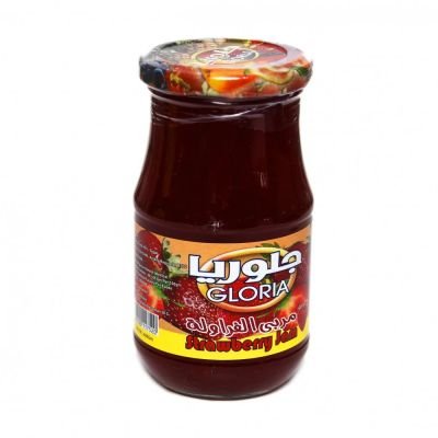 مربى جلوريا فراولة قوارير 12×450 جم