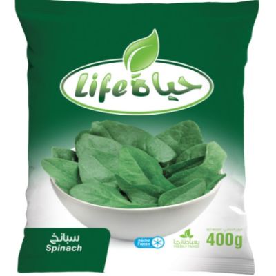 سبانخ حياة 20 × 400 جم