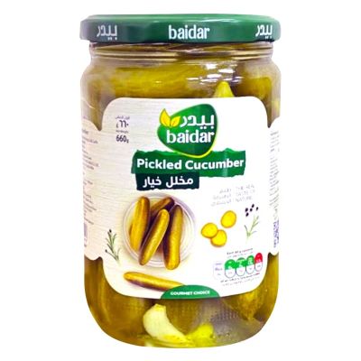 مخلل خيار وسط بيدر 12*660ج