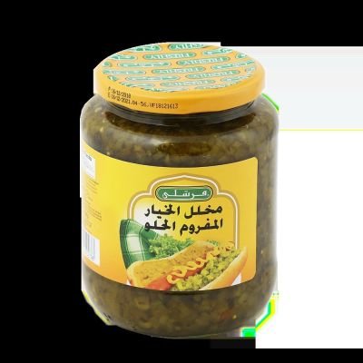 مخلل خيار مفروم حلو فرشلي 780 جم