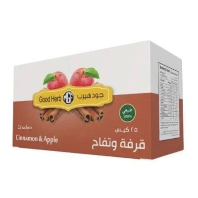 جود هيرب قرفة وتفاح 25كيس*12
