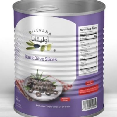 زيتون اسود شرائح اوليفانا 6×1.56 كجم